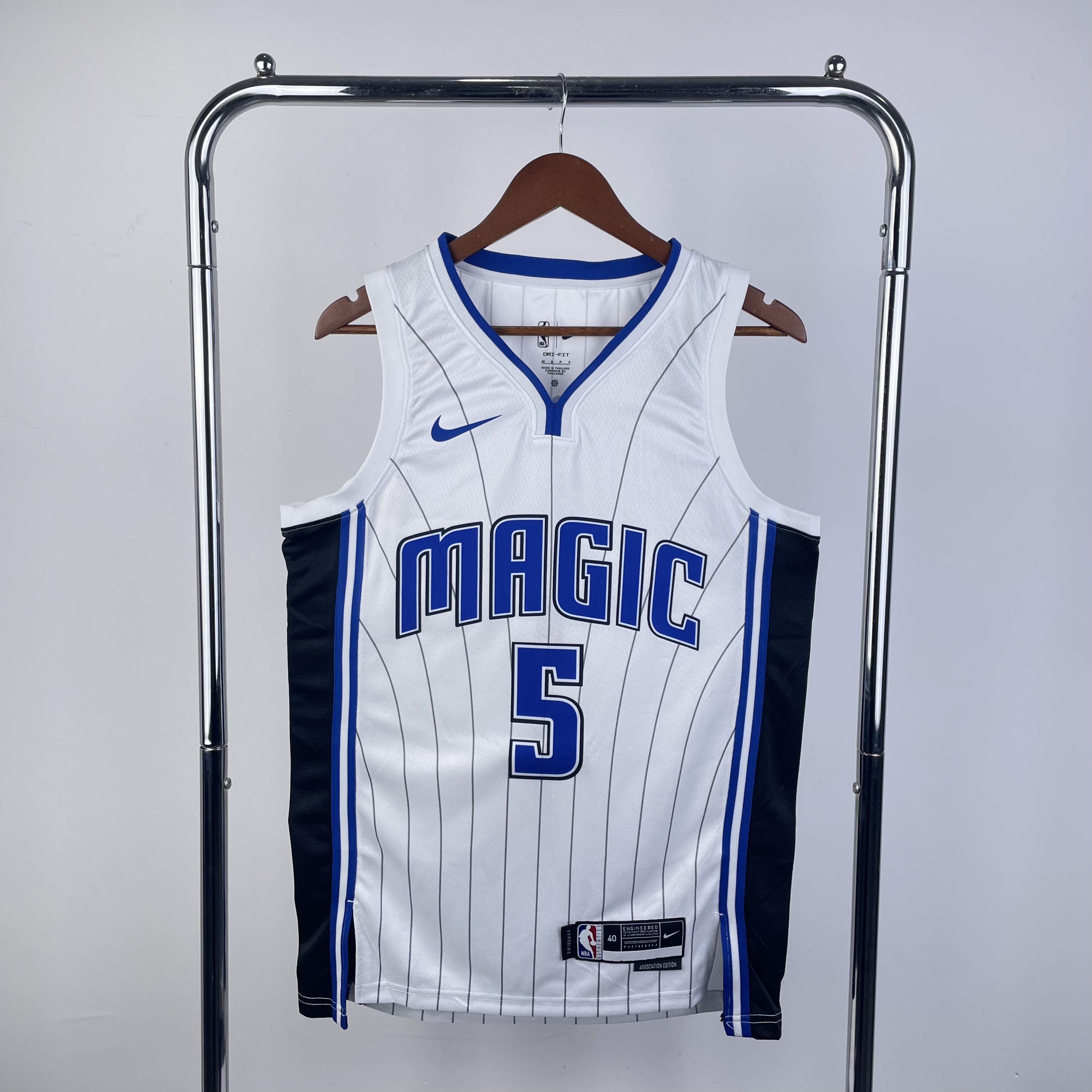 Men Orlando Magic #5 Banchero White Season Nike 2023 NBA Jersey
